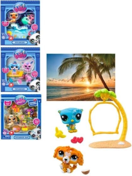 Littlest Pet Shop Petfluencer Pairs 2 figurer med tilbehør