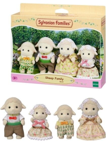 Sylvanian Families Sauefamilie - 4 figurer