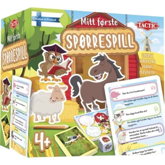 Vi lærer oss Mitt første spørrespill - utforsk verden fra barnas perspektiv