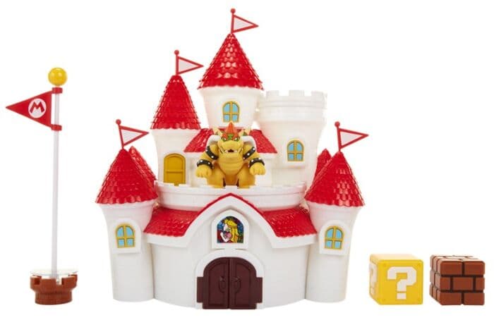 Nintendo Super Mario Mushroom Kingdom lekesett - med slott og Bowser