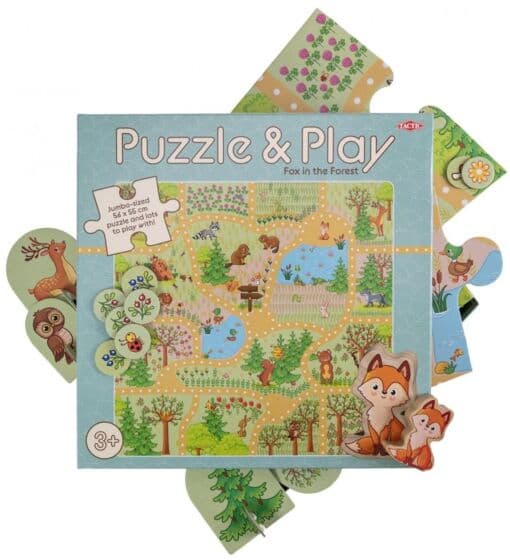 Tactic Mitt første puslespill 9 brikker - reven i skogen