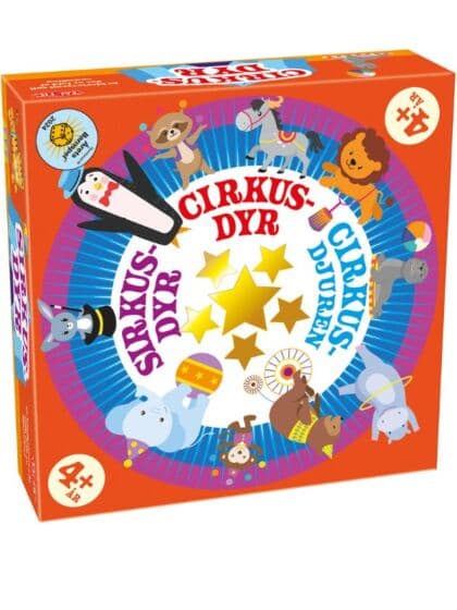 Sirkusdyr barnespill - fra 4 år