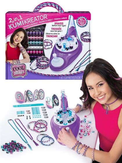 Cool Maker Kumi Kreator 2-i-1 flettemaskin - lag dine egne armbånd