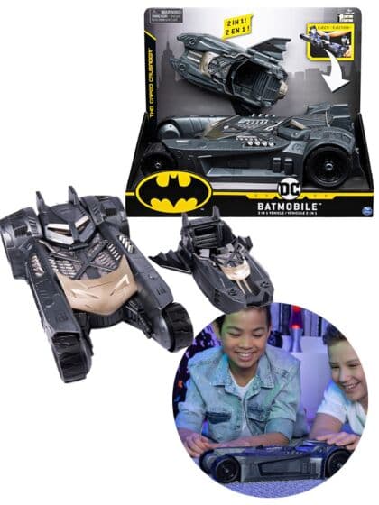 Batman Batmobile 2-i-1 kjøretøy - passer figurer 10 cm