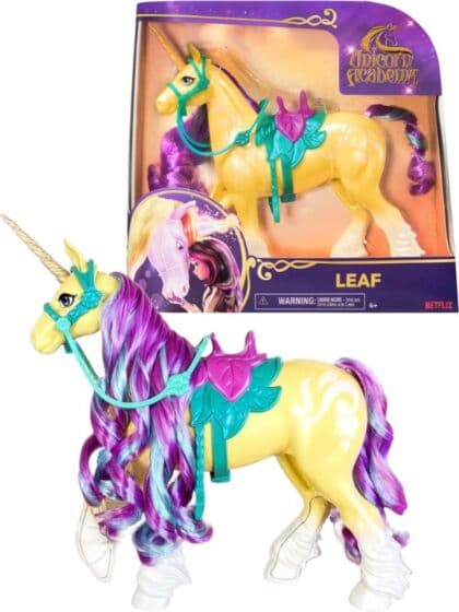 Unicorn Academy Enhjørning figur 28 cm - Leaf