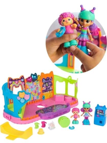 Gabbys Dukkehus Partyrom lekesett med to figurer