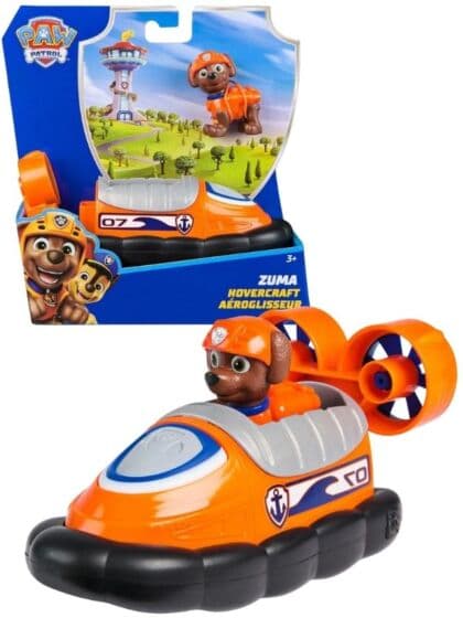 Paw Patrol Zuma Redningskjøretøy – luftputebåt med figur