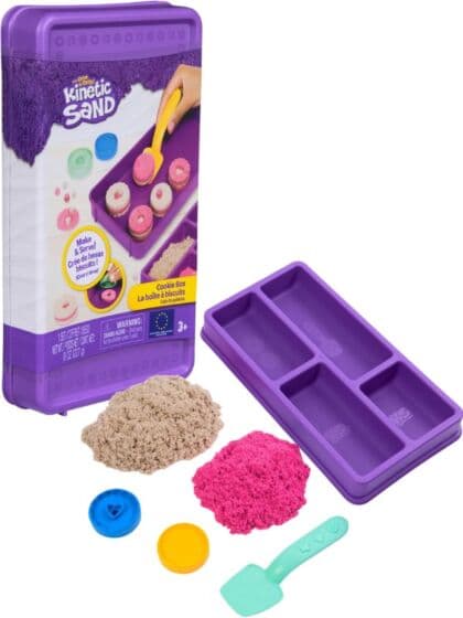 Kinetic Sand Cookie Box lekesett med magisk sand