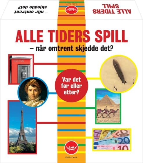 Alle Tiders Spill - når omtrent skjedde det? - kunnskapsspill med tidslinje