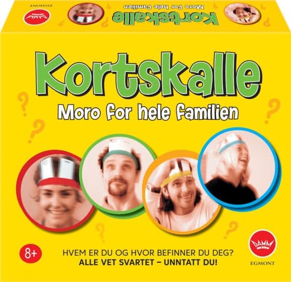 Kortskalle gjettespill - Moro for hele familien - Spillet hvor alle vet svaret, unntatt du