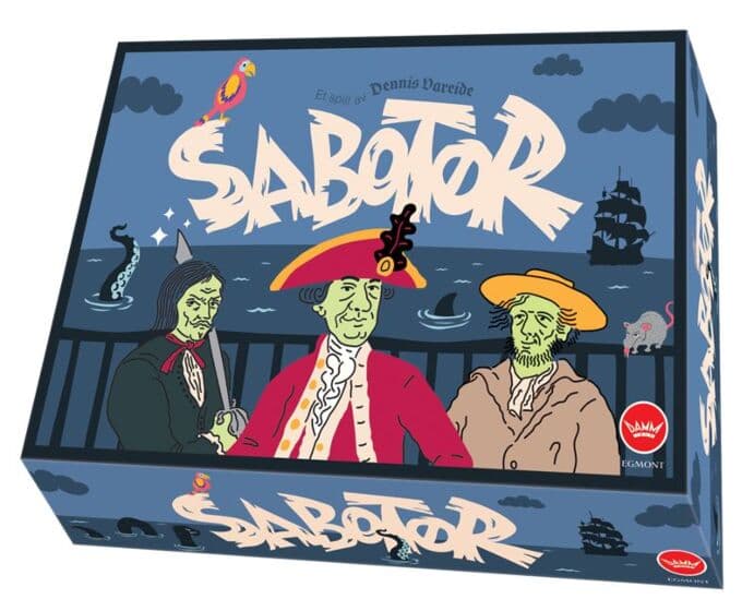 Sabotør - et spill av Dennis Vareide - brettspill om samarbeid, bløffing og bedrageri