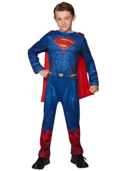 Superman Classic kostyme – 3–4 år - 104 cm – heldrakt og kappe