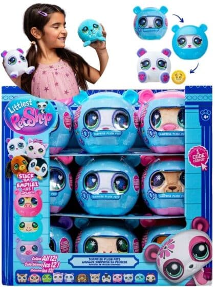 Littlest Pet Shop Mini Plush – kosedyr i baller