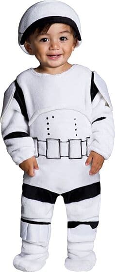 Star Wars Classic Deluxe Stormtrooper kostyme - 2-3 år - heldrakt med myk hjelm