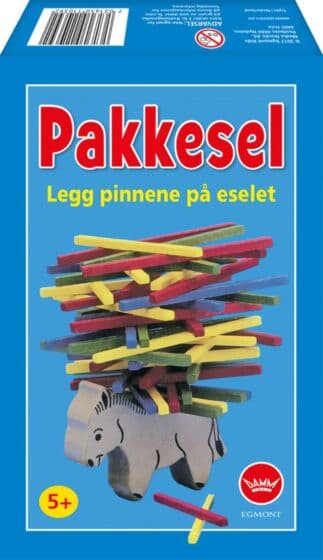 Pakkesel barnespill - legg pinnene på eselet