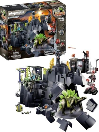 Playmobil Dino Rise Dino Rock - dinosaurus lekesett med lys og lyd 70623