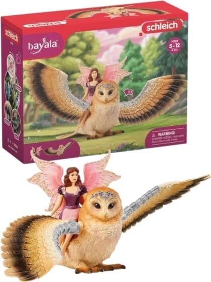 Schleich Bayala Alv på glitterugle med bevegelige vinger 70789