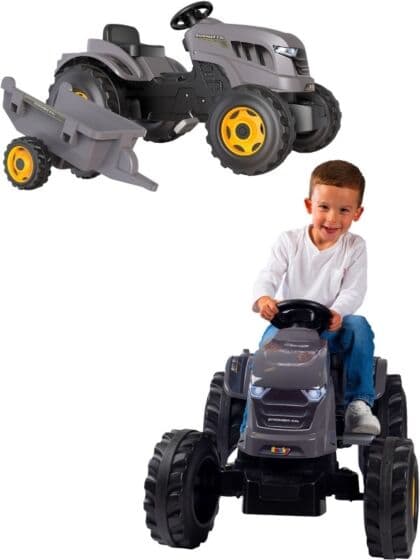 Smoby Stronger XXL tråtraktor med henger - fra 3 år
