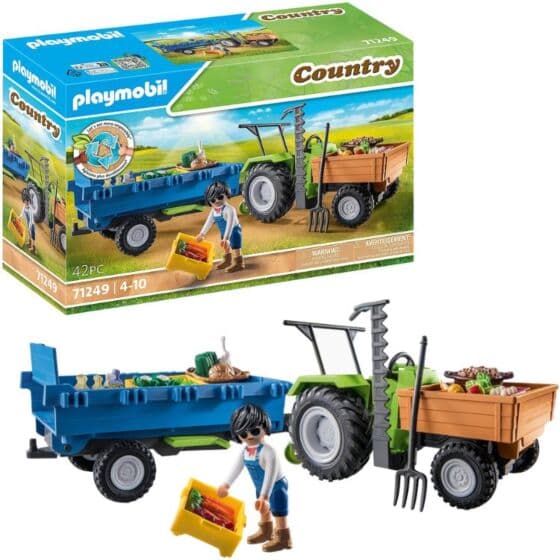 Playmobil Country Traktor med henger 71249