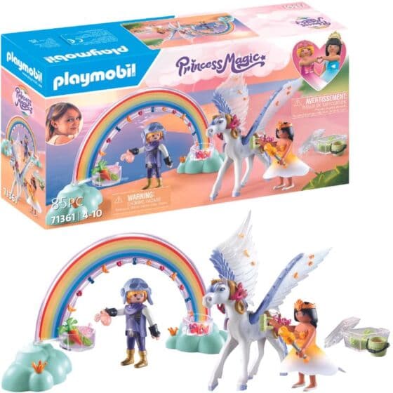 Playmobil Princess Magic Pegasus med regnbue i skyene 71361