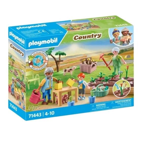Playmobil Idyllisk grønnsakshage med besteforeldre 71443