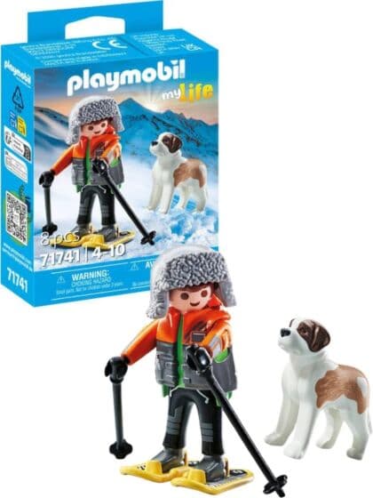 Playmobil my Life 71741- Turgåer med Saint Bernards hund