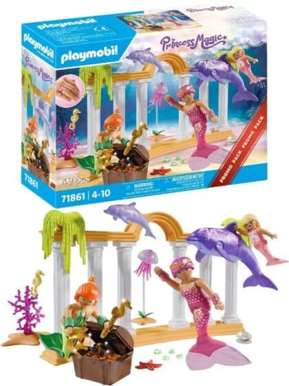Playmobil Princess Magic Havfruenes skatt med delfiner og skattekiste 71861