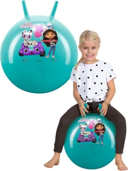 Gabbys Dukkehus Skippy Ball - sprettball med håndtak - 50 cm