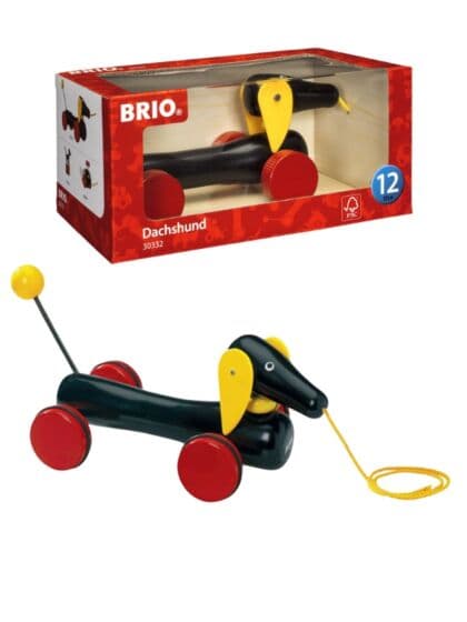 BRIO Dachshund Trekkeleke - fra 12 mnd. 30332