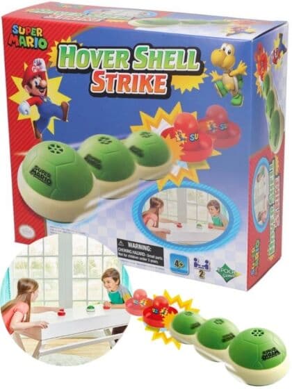 Nintendo Super Mario Hover Shell Strike - morsomt actionfylt bordspill i Koopa Troopa-design