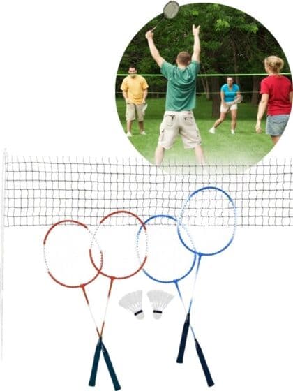 Alert Badminton sett til 4 personer