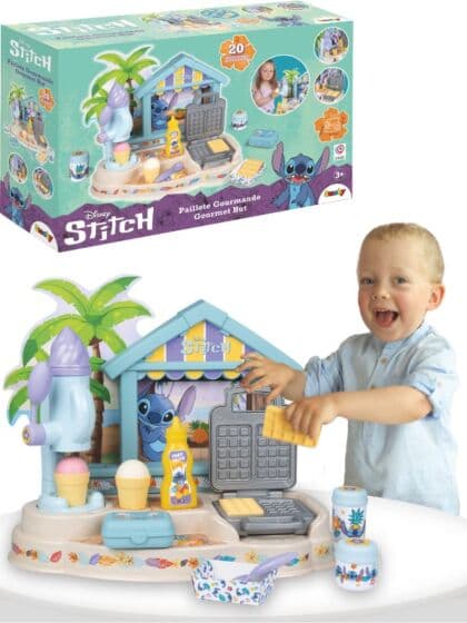 Smoby Disney Stitch Gourmetbod lekesett med lekemat og tilbehør