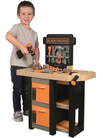 Black and Decker verktøybenk for barn - med 38 tilbehør