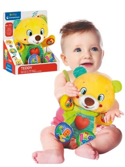 Clementoni interaktiv bamse - med lyd, lys og melodier - nordisk språk