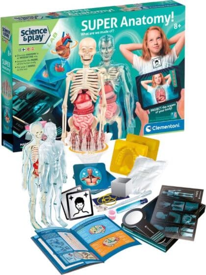 Clementoni Science and Play Super Anatomy vitenskapssett - hva er vi laget av?