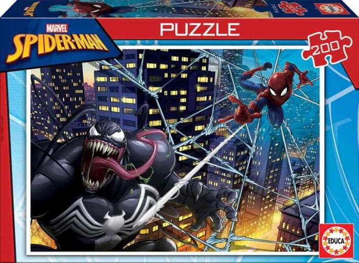 Educa SpiderMan Puslespill 200 brikker - Venom og SpiderMan
