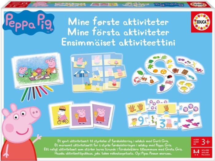 Peppa Gris mine første aktiviteter - barnespill - 5 aktiviteter