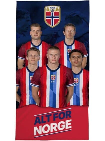 NFF Norge Landslag håndkle 70x140 cm – 100% Bomull