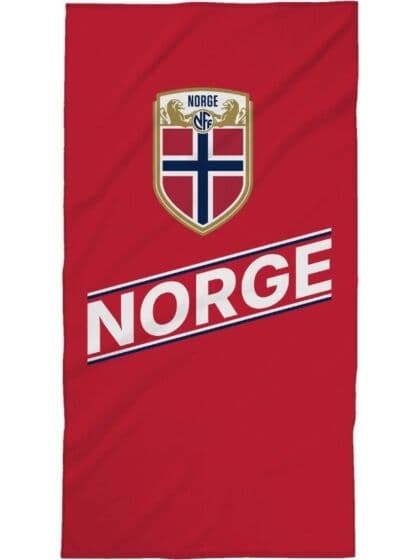 NFF Norge Landslag håndkle 70x140 cm – fotballhåndkle i bomull
