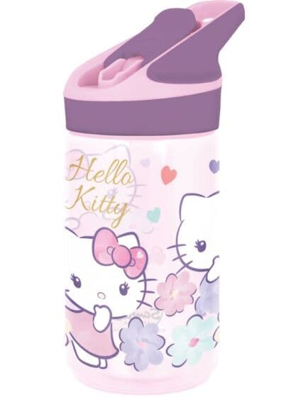 Hello Kitty Tritan Premium drikkeflaske med sugerør - 480 ml