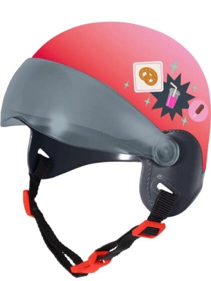 BABY Born E-scooter hjelm - 43 cm