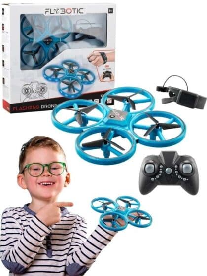 Silverlit Flybotic RC Flashing drone med lyseffekter