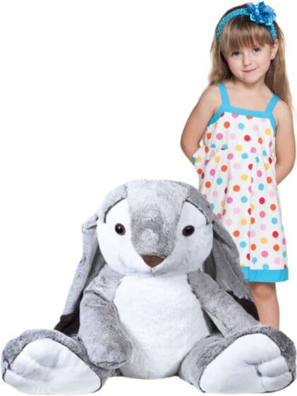 Molli Toys stor kaninbamse - kosedyr 100 cm