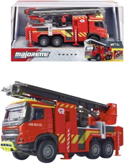 Majorette Volvo FMX brannbil - 19 cm