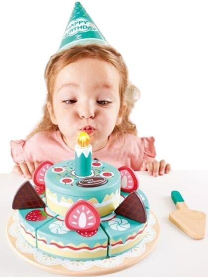 Hape Interaktiv bursdagskake med lys - spiller bursdagssang og klapper for jubilanten