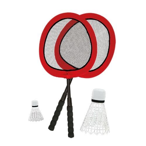 Alert mega badmintonsett med 2 fjærballer