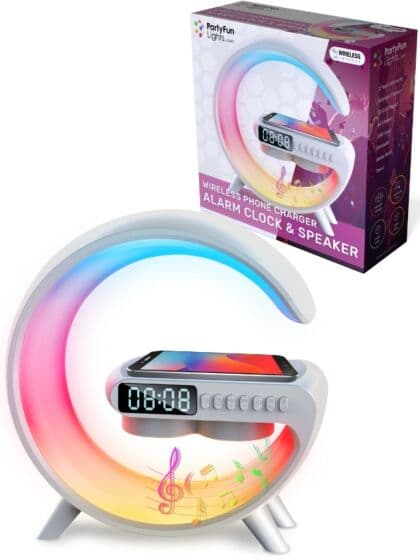 PartyFun Lights mobillader med klokke, høyttaler og lys