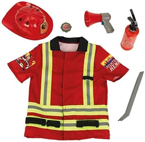 Fire Fighter Henry - brannmann kostyme - 3-6 år