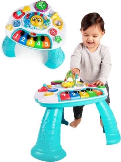 Baby Einstein Aktivitetsbord med lys og musikk - med instrumenter, tall og farger