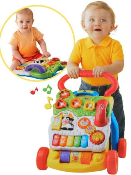 Vtech Baby lær-å-gå vogn - aktivitetsleke med lyd og lys - norsk versjon